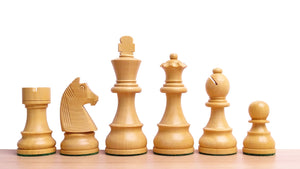 The FIDE Approved Tournament Wooden Chess Pieces in Sheesham & Boxwood 3 ¾ Inch King - 1050 Gms Weight