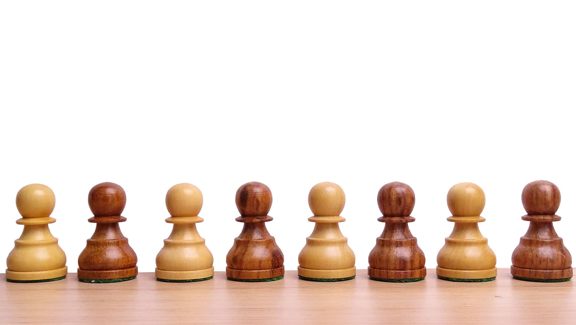 The FIDE Approved Tournament Wooden Chess Pieces in Sheesham & Boxwood 3 ¾ Inch King - 1050 Gms Weight