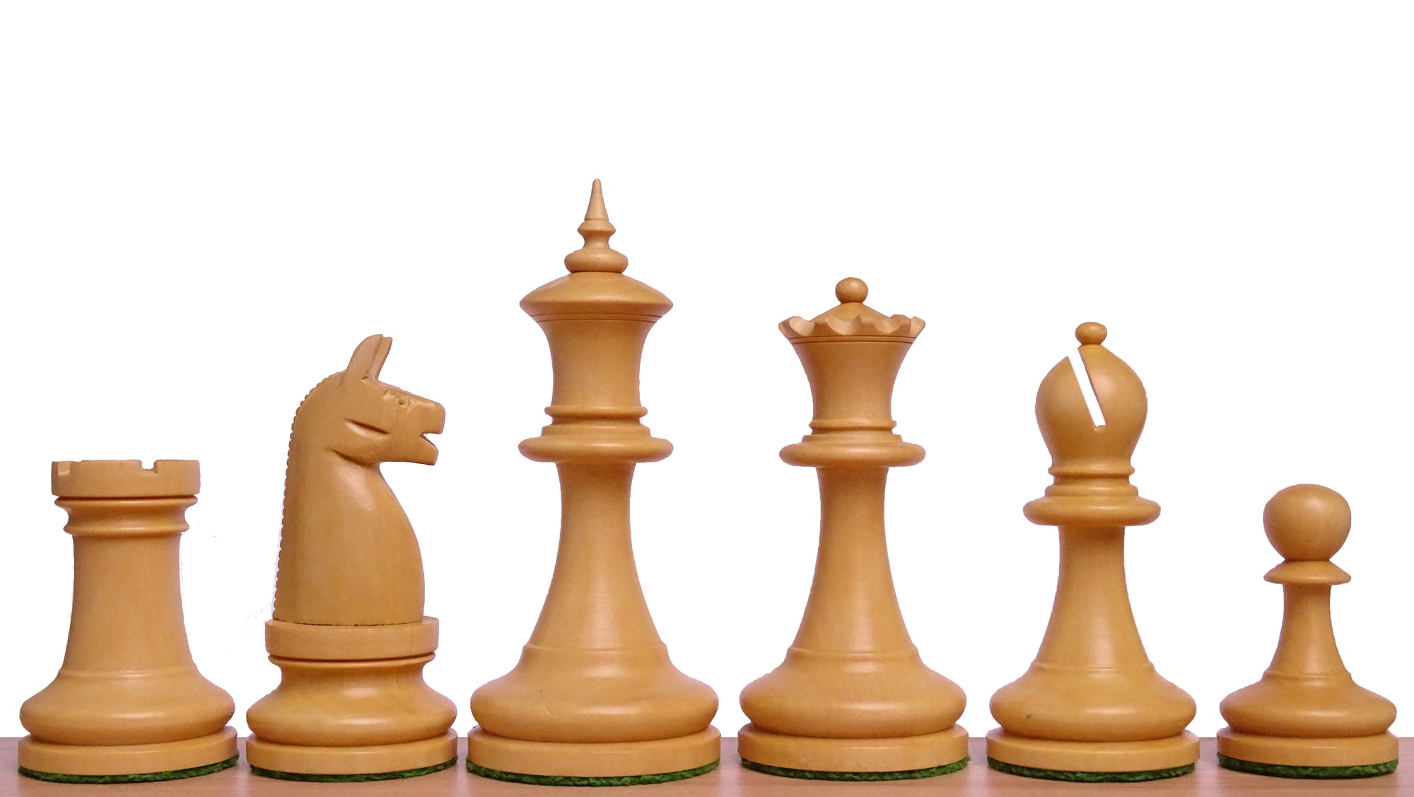 Repro 1904 American Chess Company's Tournament Chess Pieces in Black Ebonized & Natural Boxwood - Extra Queens