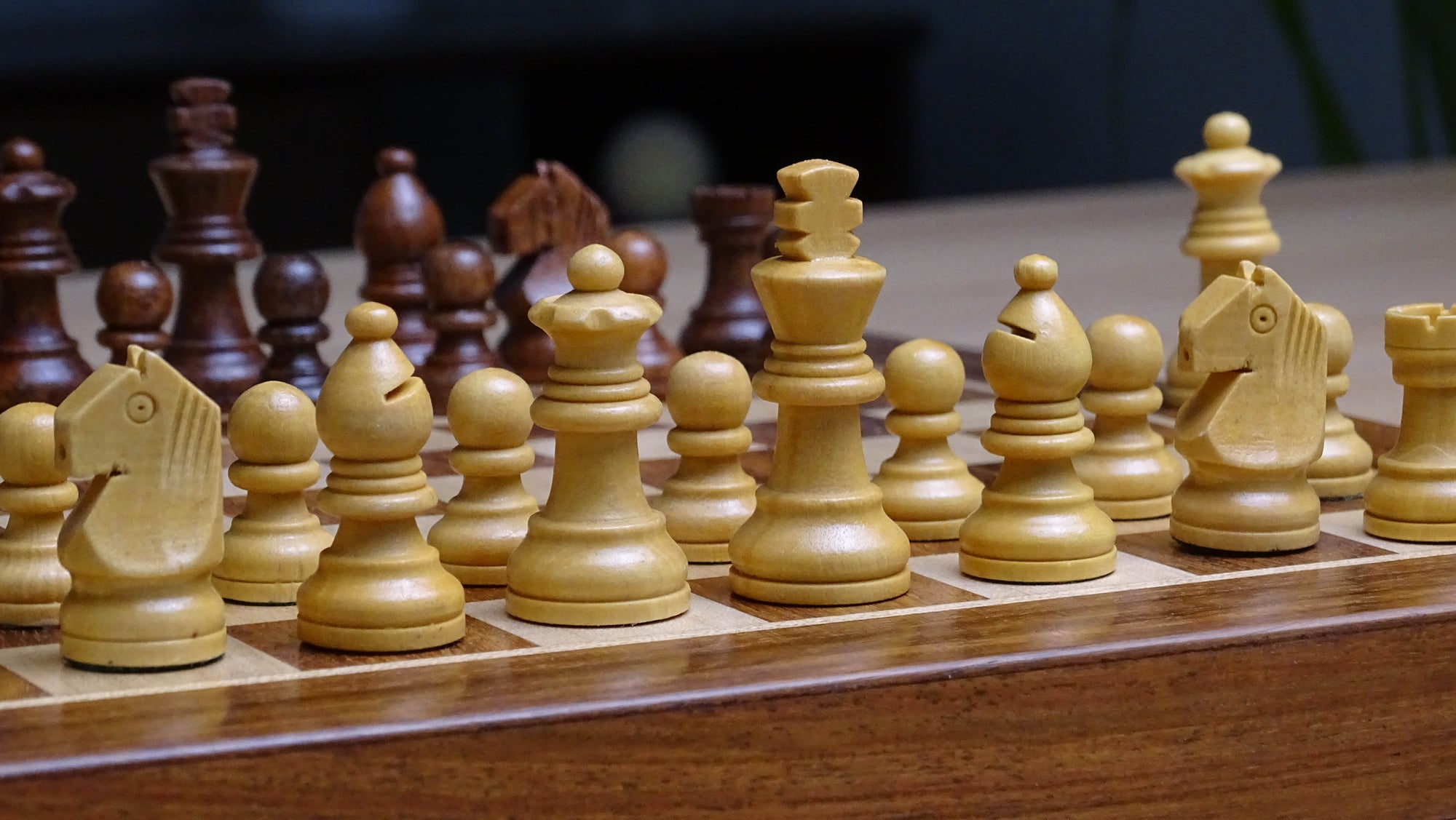 travel chess set wooden