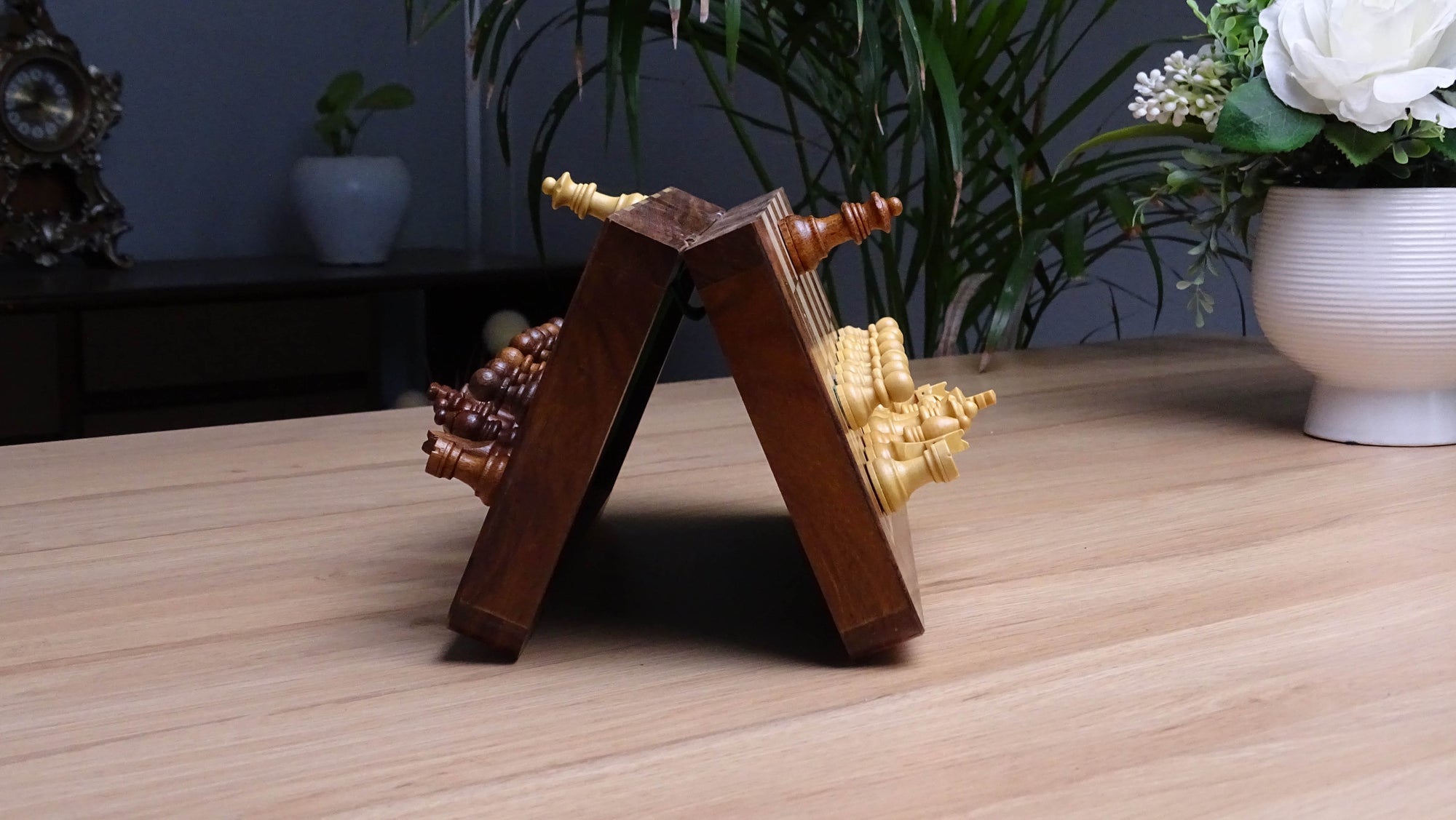 travel wood chess set